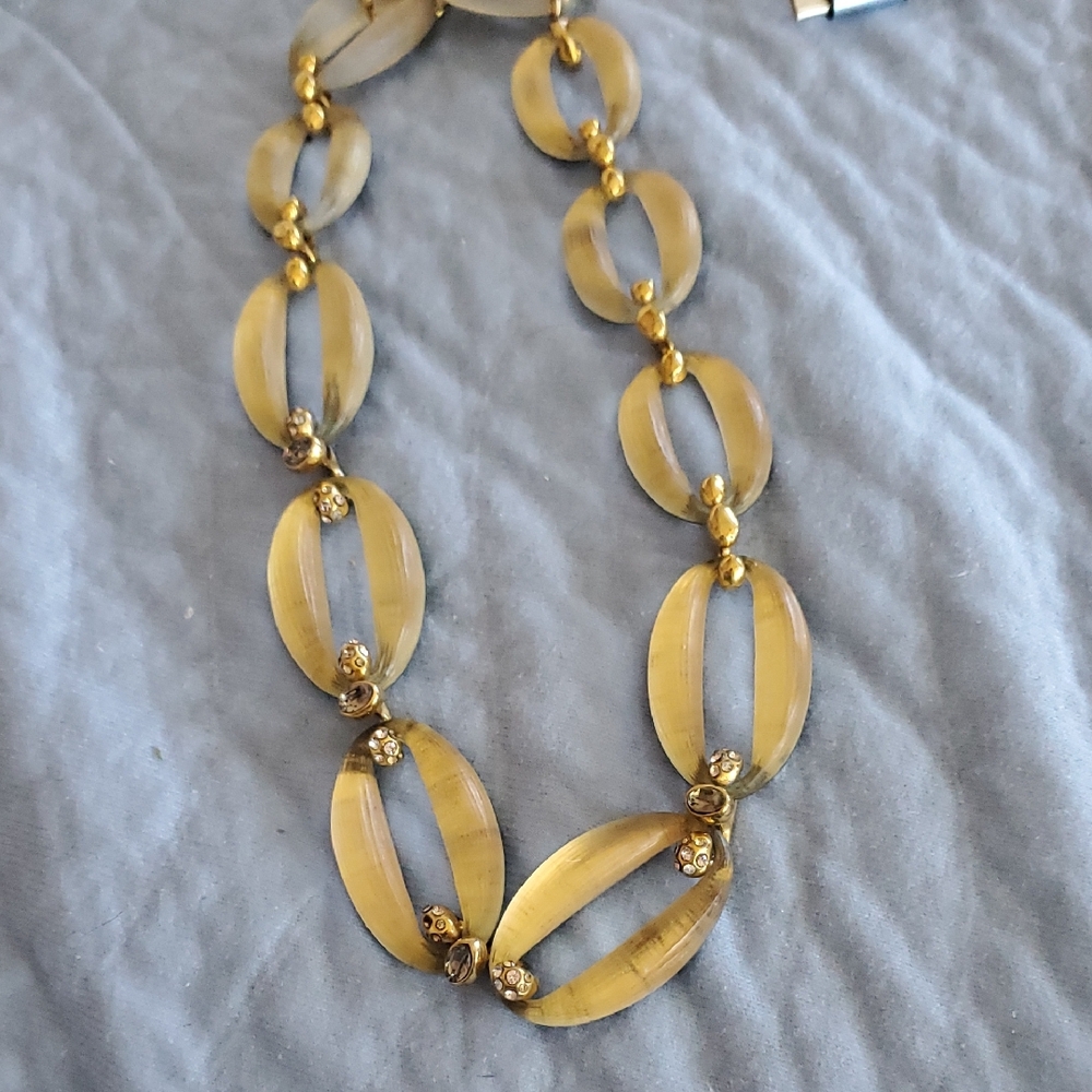 Alexis Bittar Elegant Gold Necklace